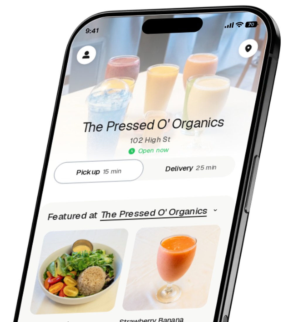 The Pressed O' Organics app preview